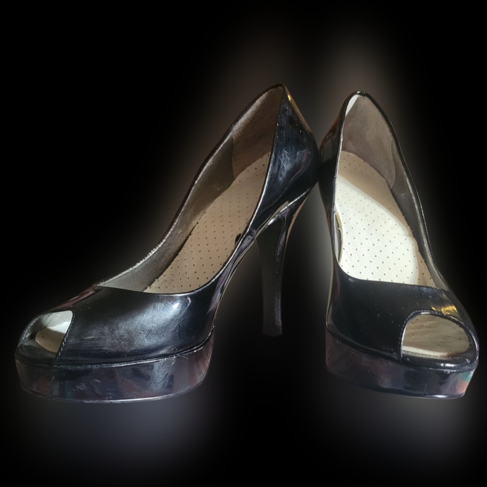Guess Black High Heel Platform Pumps